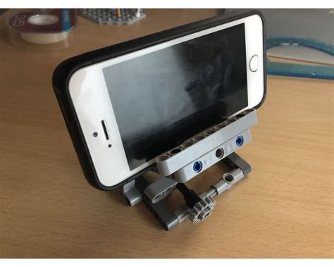 Lego Moc Phone Holder By Gnocchithecat Rebrickable Build With Lego