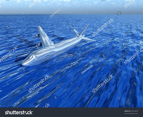 Plane Crash In Water Stock Photo 23914078 Shutterstock