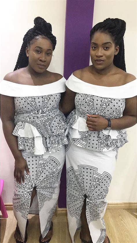 White Fabric Kaba And Slit Dress African Fashion Ankara Kitenge African Women Dresses