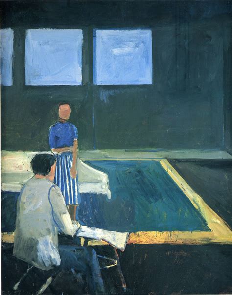 Man And Woman In A Large Room Richard Diebenkorn