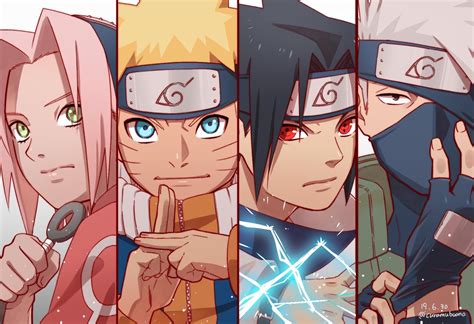 Naruto Equipo 7 Naruto Sasuke De Naruto Shippuden Naruto Vs Sasuke