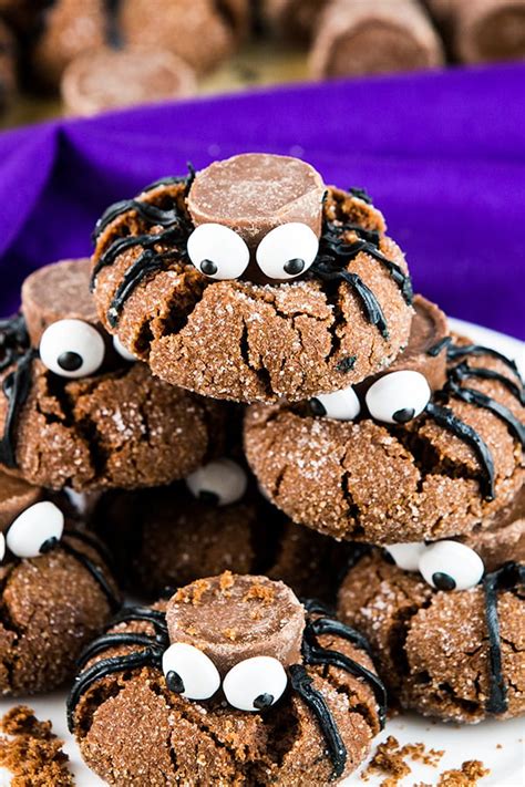 Easy Halloween Spider Cookies Centercutcook