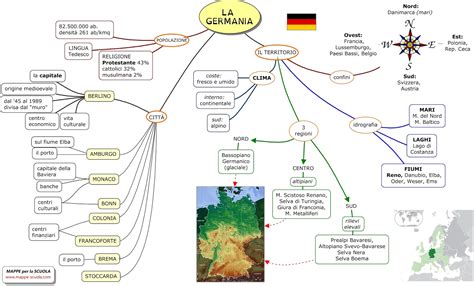 Verifica Di Geografia Germania Seconda Media - [Ultimo] Cartina Germania Muta - Disegni da colorare