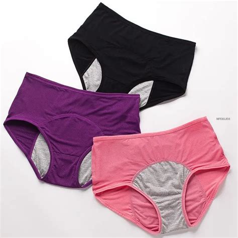 Size XL Kg Women Underwear Physiological Pants Feminine Hygiene Menstrual Period Panties