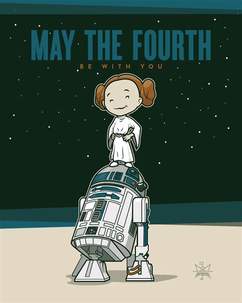 Happy Star Wars Day May The Fourth Be With You Posters And Prints