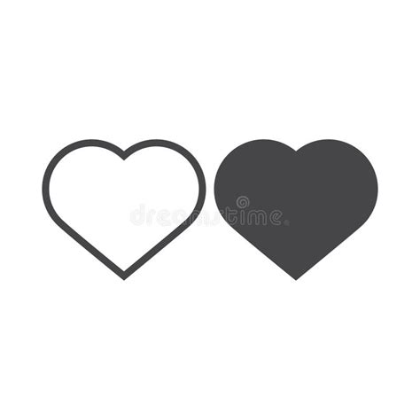 Icono De Corazón Logo De Amor Corazón Simple Signo De Icono De Amor