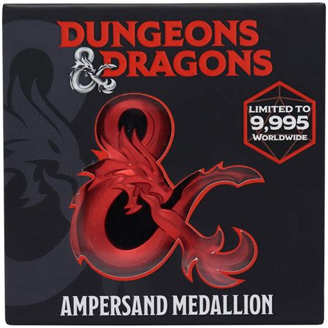 Dungeons And Dragons Limited Edition Medallion Ampersand The Vault