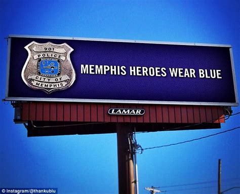 Tactical Magic Set Up Blue Lives Matter Billboards In Memphis To Honor