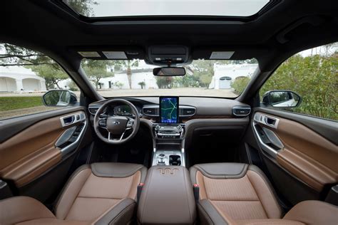 This 2021 ford explorer st entirely newer underneath the pores and skin, signifies a mindful improvement. Ford Explorer King Ranch Debuts With Swanky Interior & New ...