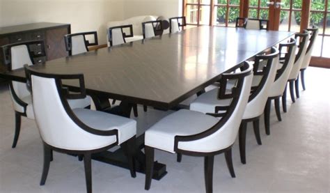 A dining table is not a hard item to find, but not for the 12 seat dining room table. Complete Your Special Family Gathering Moment in this ...