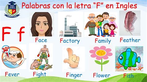 La Letra F En Ingles Y EspaÑol Palabras Con F F