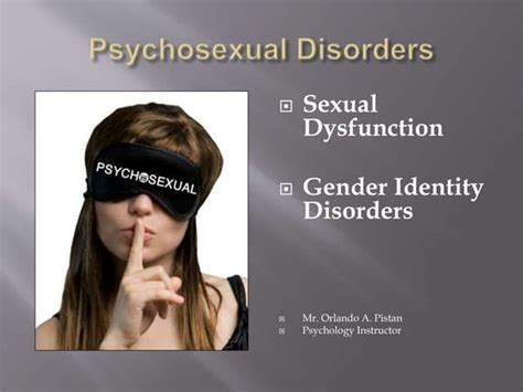 psychosexual disorders