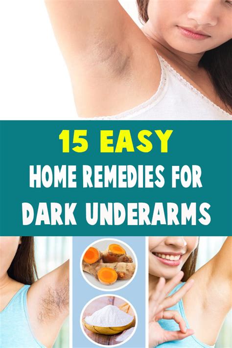 15 Easy Home Remedies For Dark Underarms The News Pins