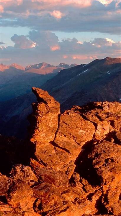 Sunset Colorado Rocky Mountains National Park Landscapes