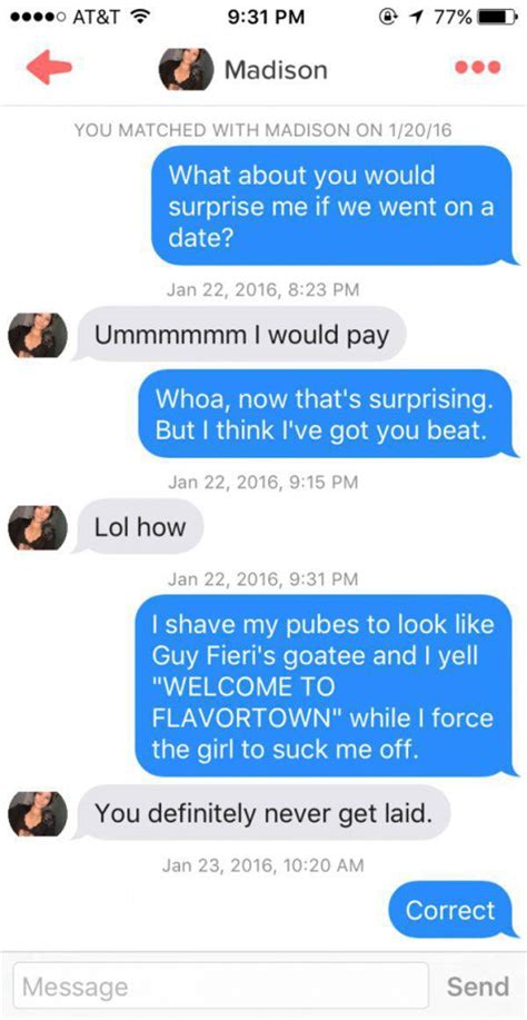 All content and media on the my toy for joy website is created and published online for informational purposes only. This Guy Knows How To Talk To Girls On Tinder (51 pics ...