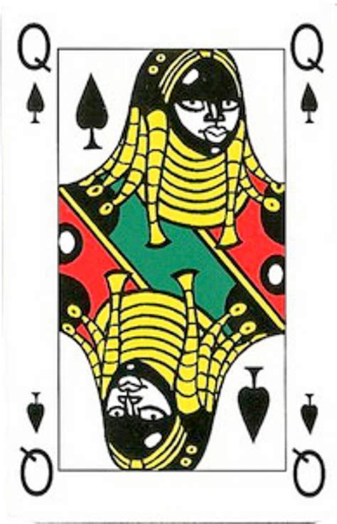 Have you ever seen a more unique take on the classical playing queen of spades card? #PlayingCardsTop1000 - Black pack - Queen of spades | Card ...