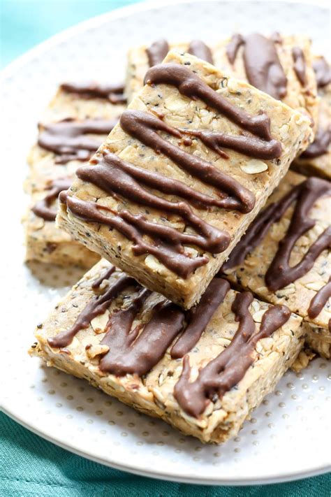 No Bake Peanut Butter Protein Oat Bars Gf Recipe Oat Bars