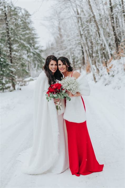 Winter Wedding In Vermont Popsugar Love And Sex