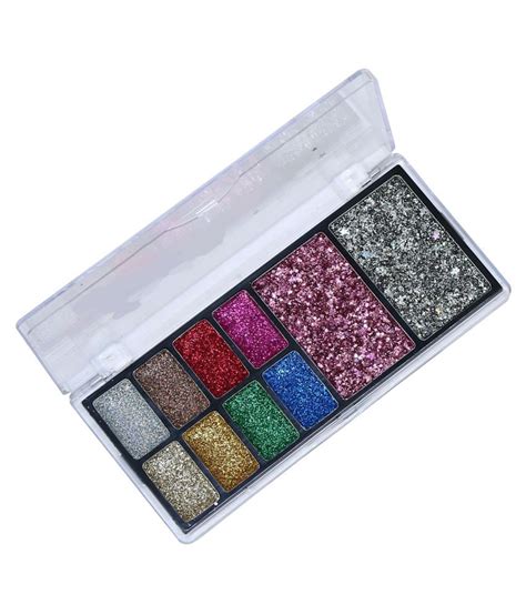 Beautica Amazing Glitter Gel 10 Sfr Color Makeup Palette Eye Shadow Gel