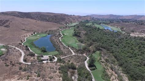 Aerial View Of Arroyo Trabuco Golf Course Youtube