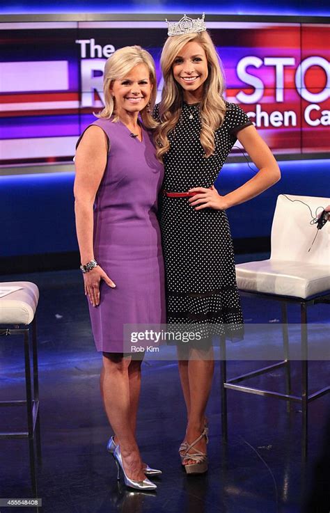 News Anchor Gretchen Carlson Interviews Miss America 2015 Kira News Photo Getty Images