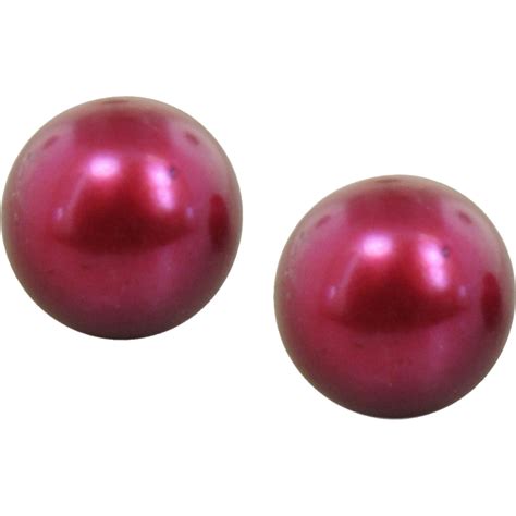 Honora Sterling Silver 9 10mm Cherry Button Freshwater Cultured Pearl