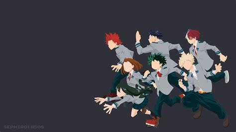 Anime Midoriya Izuku Uraraka Ochako Boku No Hero Academia Shouto