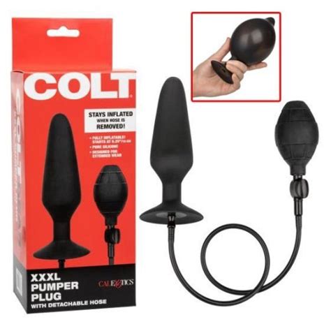 Colt Xxxl Pumper Plug With Detachable Hose Black Sex Toys And Adult Novelties Adult Dvd Empire