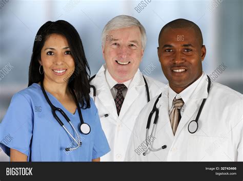 Group Doctors Nurses Image And Photo Free Trial Bigstock