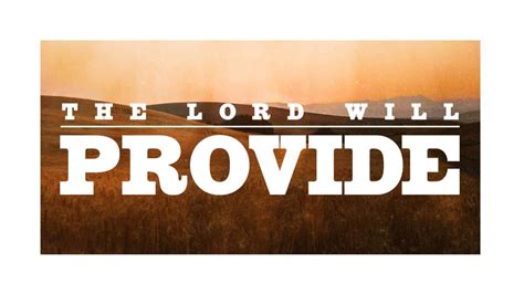 THE LORD WILL PROVIDE - Google Search | Lord, Words, Novelty sign