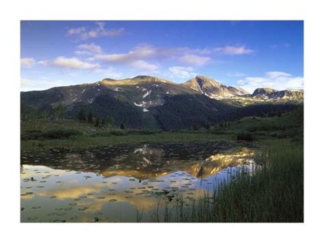 West Needle Mountains Reflected Pond Weminuche Wilderness Colorado