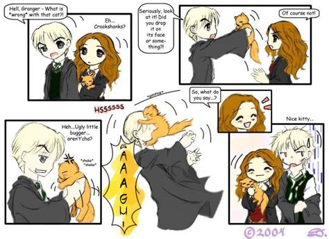 Dramione Loveteam Dramione With Crookshanks Anime