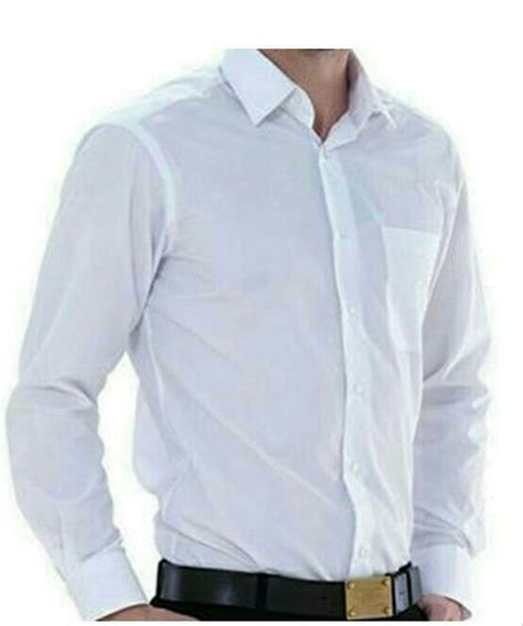 Jual Kemeja Putih Polos Kemeja Pria Baju Kantor Kemeja Slim Fit Free