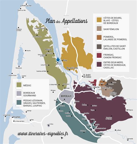 Itinéraires Dans Les Appellations Du Vignoble Bordelais