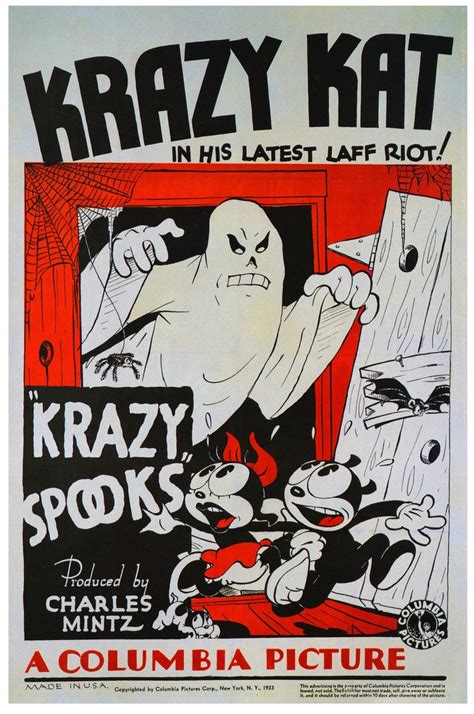 Krazy Kat Popeye And Betty Boop Vintage Posters