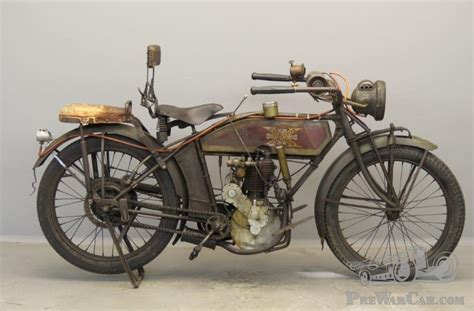 Motorbike Excelsior Model 4ts 500cc 1 Cyl Ioe 2804 1914