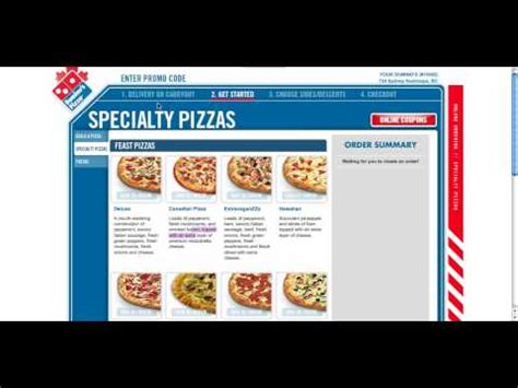 We're sorry, we were not able to save your request at this time. Domino's Pizza - How to Order Specialty Pizzas Online ...