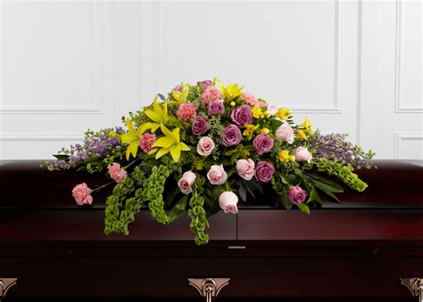 What do you call the flowers on top of a casket. Sofia Florist & Funeral Casket Spray Flowers Delivery Sofia