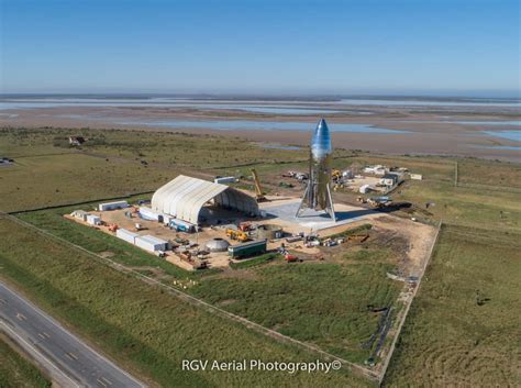 Aerial View Of Space X Boca Chica Site Credit Rgv Aerial Photography