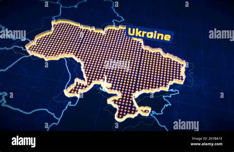 Outline Map Ukraine Stock Videos And Footage Hd And 4k Video Clips Alamy