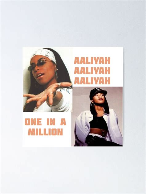Aaliyah Poster For Sale By Beevense Redbubble