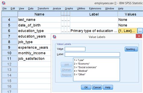 It may have up to 8 characters (including letters, numbers, and. SPSS Data Editor Window - Basics, Tips & Tricks