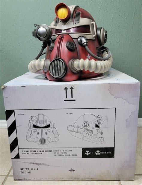 Rare Complete Fallout 76 T 51b Limited Edition Nuka Cola Helmet Full