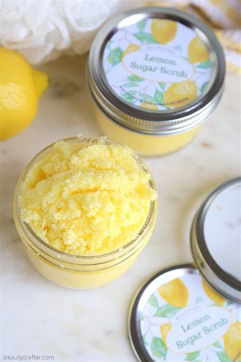 Lemon Sugar Scrub With Free Printable Labels Fabulous Diy T Artofit