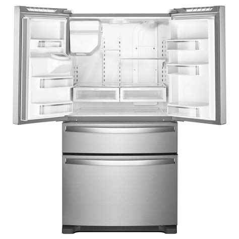 Whirlpool 25 Cu Ft French Door Refrigerator In Fingerprint Resistant