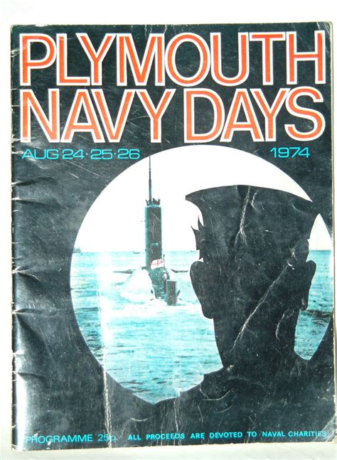 Plymouth Plymouth Navy Days Aug 1974 Programme Brad 28 Flickr