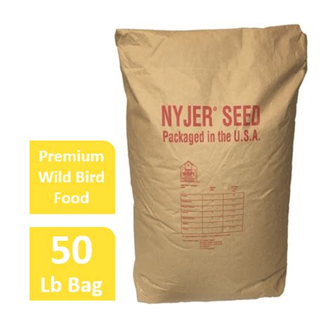 Wagners Nyjerthistle Seed Wild Bird Food 50 Lb