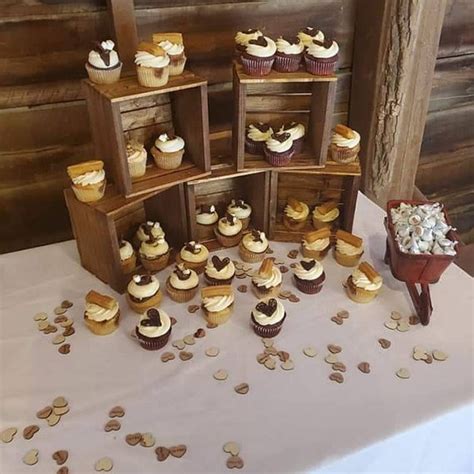 Rustic Cupcake Stand X Wedding Crates Rustic Wedding Etsy
