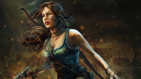 Tomb Raider 4k Art Hd Games 4k Wallpapers Images Backgrounds