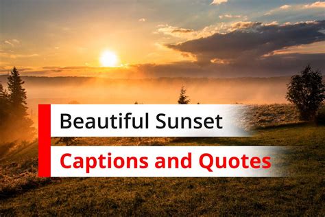 100 Catchy Sunset Captions For Instagram Mr Captions